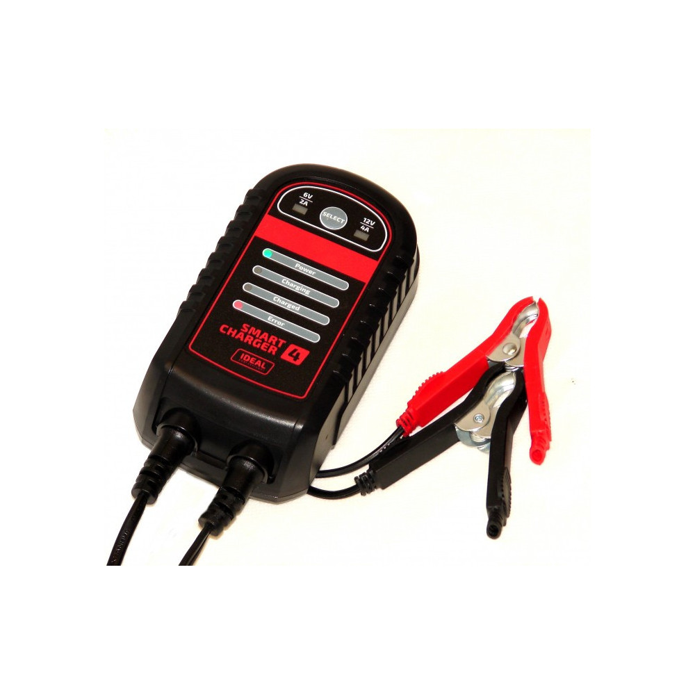 Inteligentny prostownik do ładowania akumulatorów SMART CHARGER 4 6/12V IDEAL SMART4