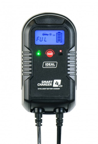 Inteligentny prostownik do ładowania akumulatorów SMART CHARGER 4 LCD 6/12V IDEAL SMART4LCD