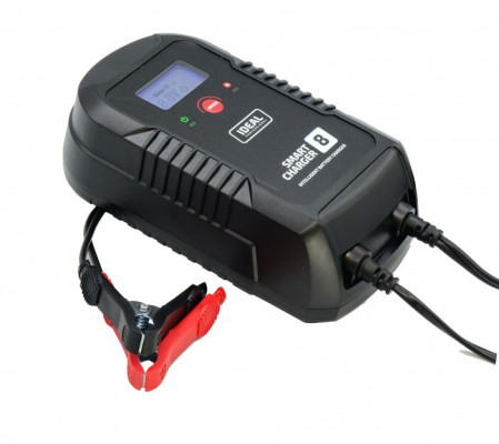 Inteligentny prostownik do ładowania akumulatorów SMART CHARGER 8 LCD 6/12V IDEAL SMART8LCD