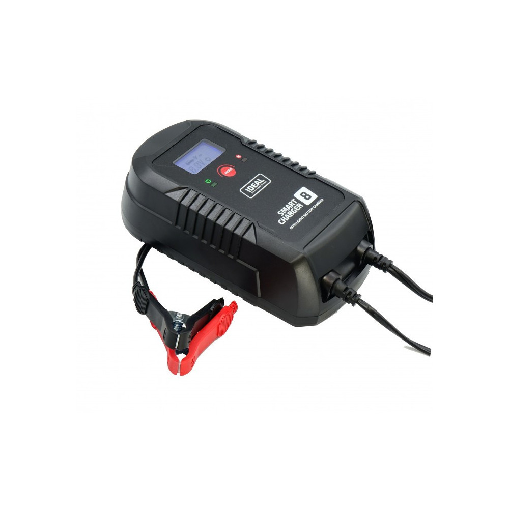 Inteligentny prostownik do ładowania akumulatorów SMART CHARGER 8 LCD 6/12V IDEAL SMART8LCD
