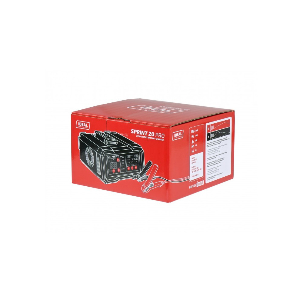 Prostownik do ładowania i rozruchu SPRINT 20 PRO WET/AGM/Lithium 6/12V IDEAL SPRINT20PRO