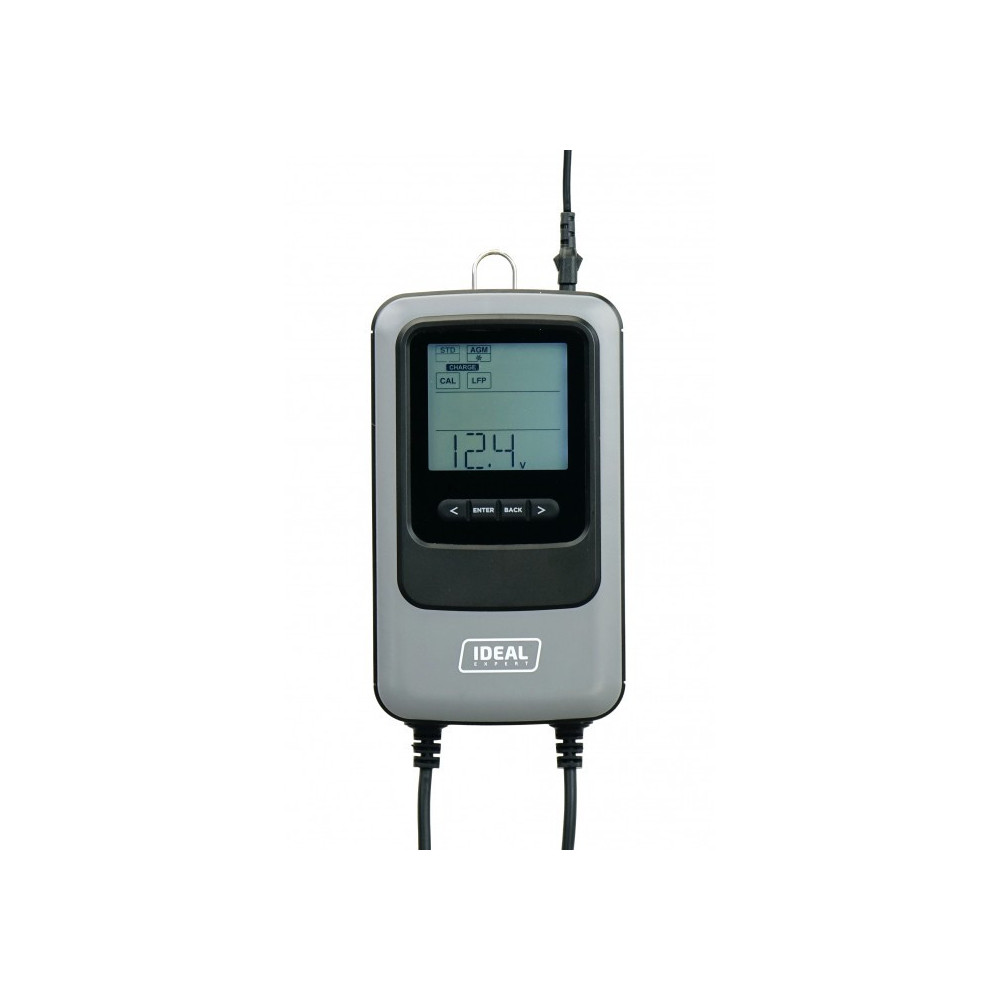 Inteligentny prostownik do ładowania i testowania akumulatorów EXPERT CHARGER 12 LCD 3in1 12V IDEAL EXCHARGE12LCD