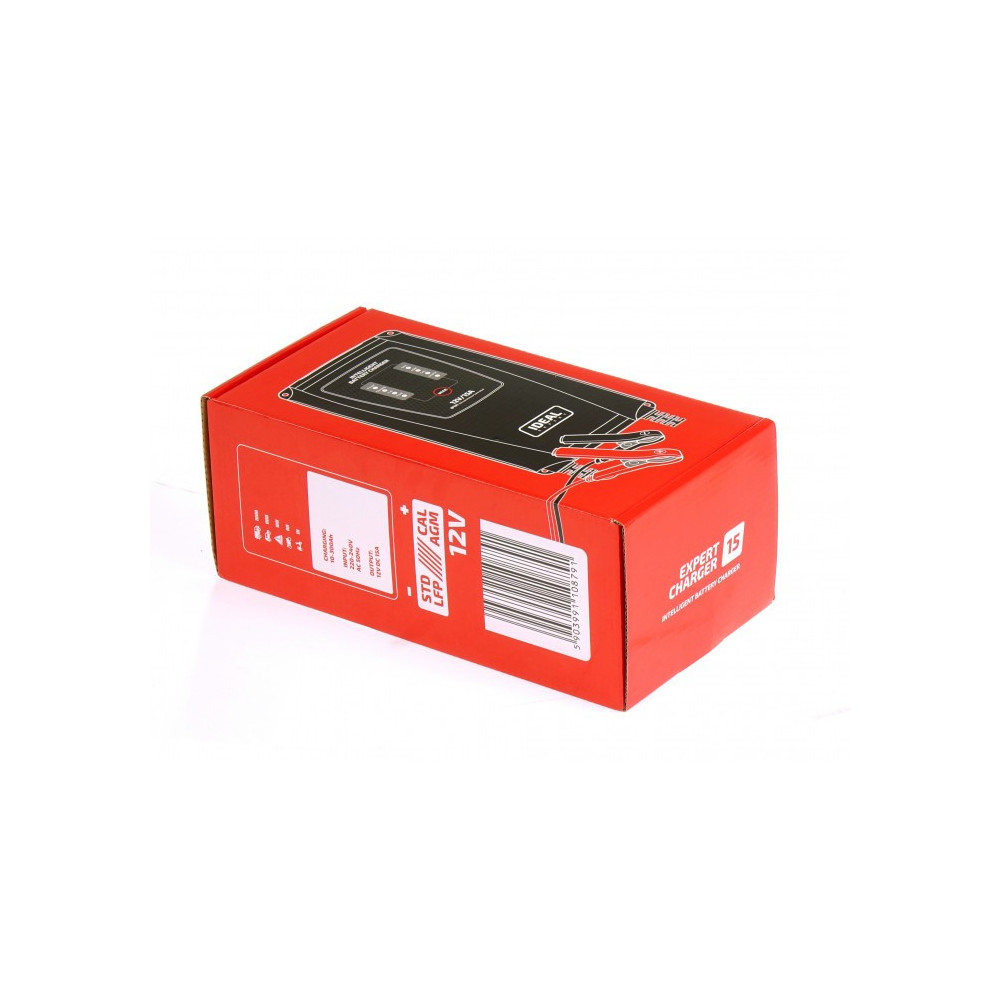 Inteligentny prostownik do ładowania akumulatorów EXPERT CHARGER 15 Lithium 12V IDEAL EXCHARGE15