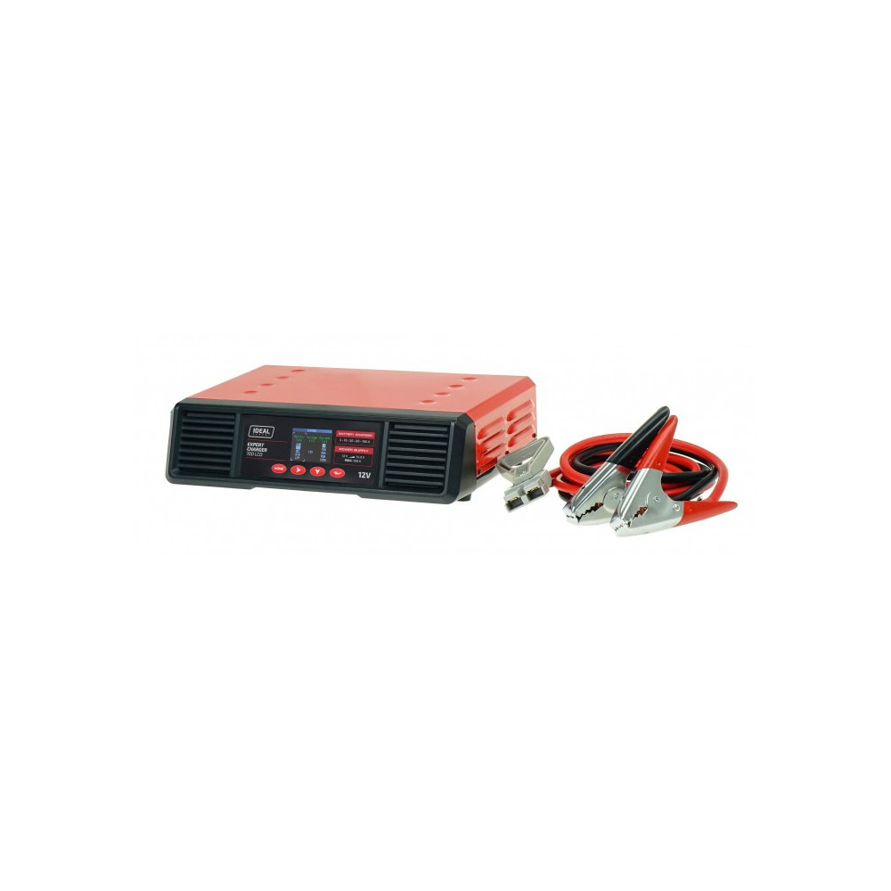 Inteligentny prostownik do ładowania akumulatorów EXPERT CHARGER 100 LCD 12V IDEAL  EXCHARGE100