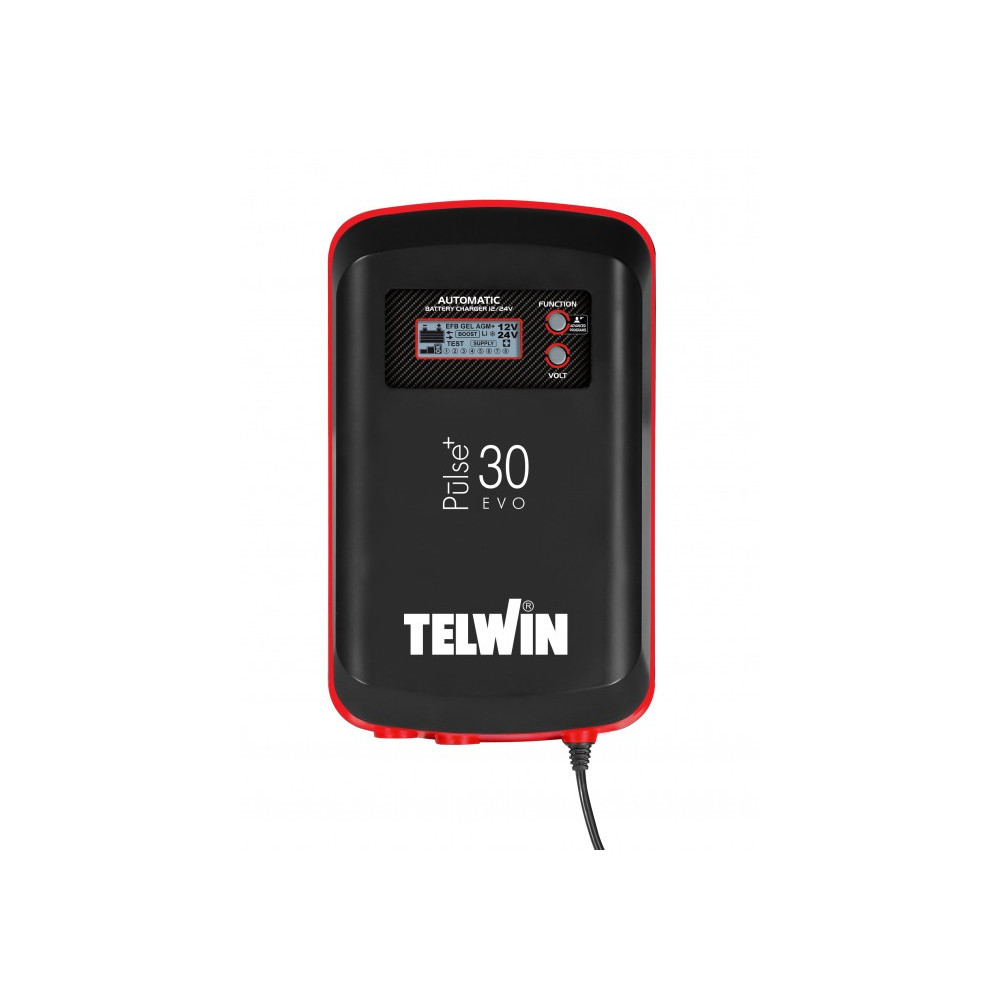 Prostownik elektroniczny z technologią PULSE TRONIC PULSE 30 EVO 230V 12-24V TELWIN 807610