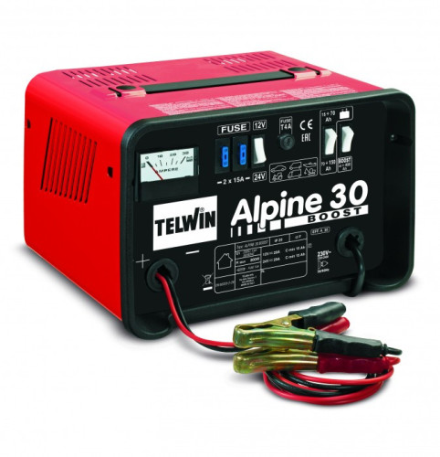 Prostownik do ładowania 12 i 24 woltowych akumulatorów ALPINE 30 TELWIN 807547