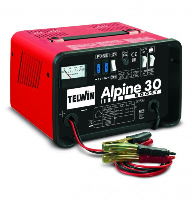 Prostownik do ładowania 12 i 24 woltowych akumulatorów ALPINE 30 TELWIN 807547