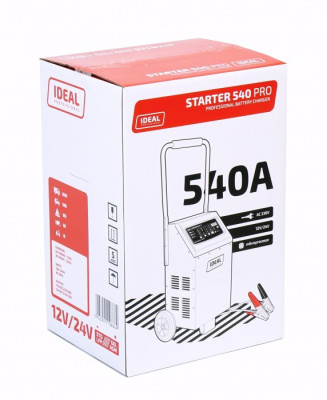 Prostownik do ładowania i rozruchu STARTER 540 PRO STD/GEL/AGM/Lithium 12/24V IDEAL