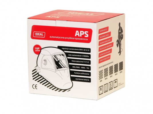 Przyłbica automatyczna APS Pro 510G YELLOW MATT Tr
