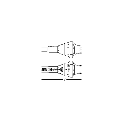 Klucz dynamometryczny 1/4" ze świadectwem wzorcowania PCA 1–9Nm  ±4% Hazet 5107-3CTPCA