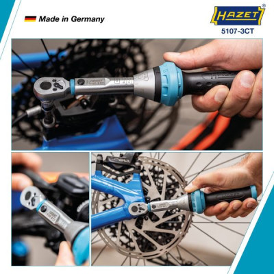 Klucz dynamometryczny 1/4" ze świadectwem wzorcowania PCA 1–9Nm  ±4% Hazet 5107-3CTPCA
