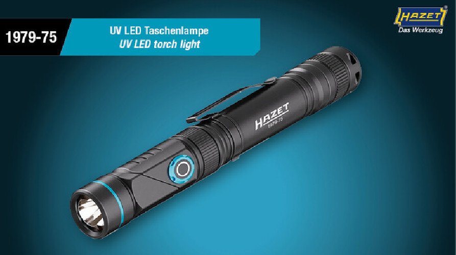 Latarka kieszonkowa LED UV Hazet 1979-75 Katalog promocyjny 2025/2026