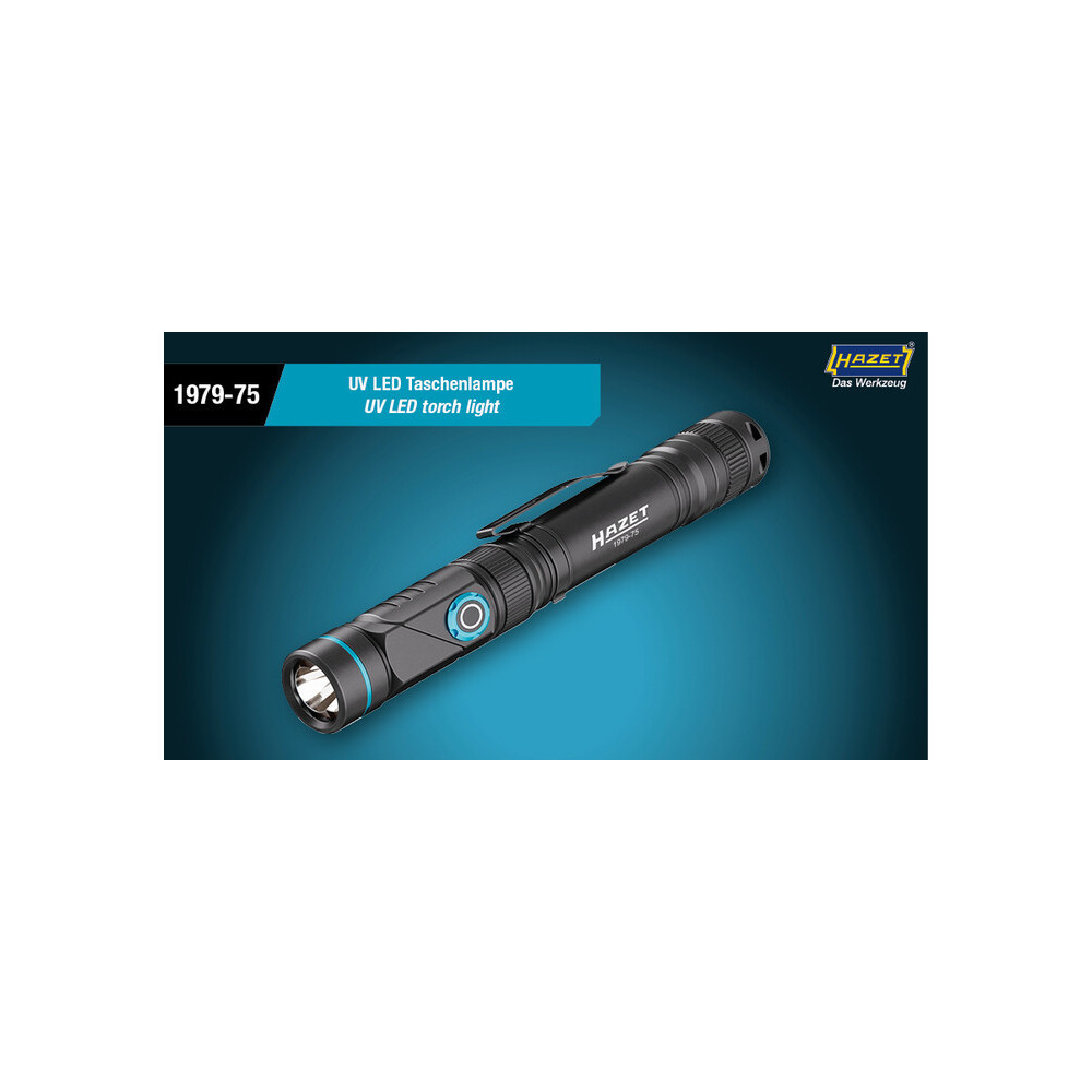 Latarka kieszonkowa LED UV Hazet 1979-75 Katalog promocyjny 2025/2026